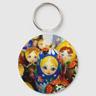 Russian Nesting Dolls Key Ring