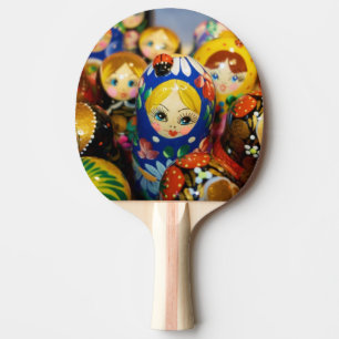 Russian Nesting Dolls Ping Pong Paddle