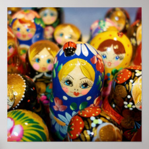 Russian Nesting Dolls Poster