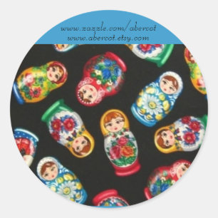 Russian Nesting Dolls Stickers