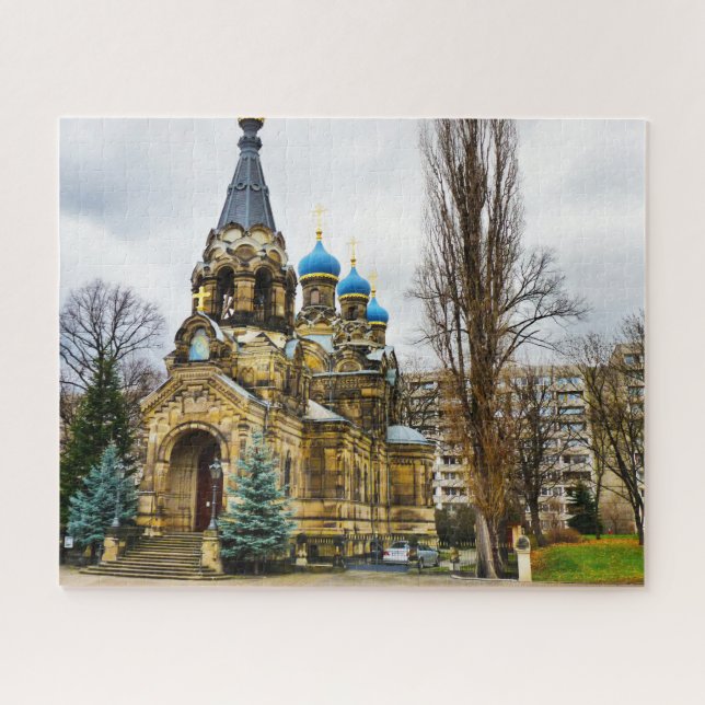 Russian Orthodox Church Dresden Germany. Jigsaw Puzzle (Horizontal)