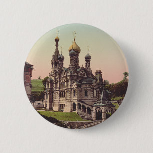 Russian Orthodox Church in Moscow 6 Cm Round Badge