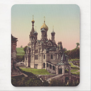 Russian Orthodox Church in Moscow Mouse Mat