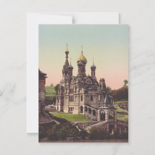 Russian Orthodox Church in Moscow Postcard