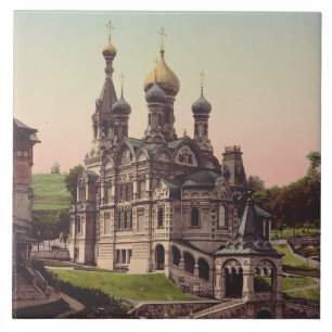 Russian Orthodox Church in Moscow Tile