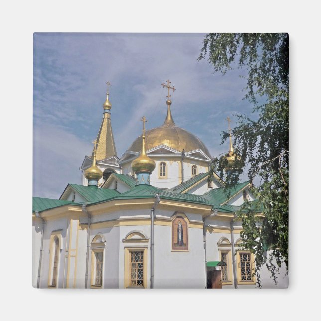 Russian orthodox church in Russia Magnet (Front)