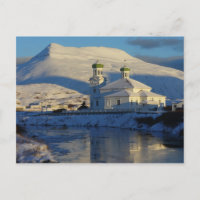 Russian Orthodox Church south side, Unalaska Islan