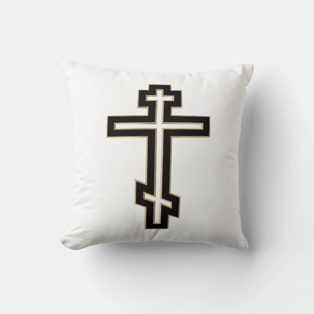 Russian orthodox cross cushion (Front)