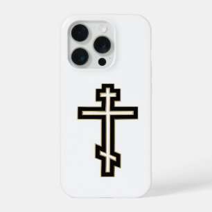 Russian orthodox cross iPhone 15 pro case