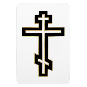 Russian orthodox cross magnet