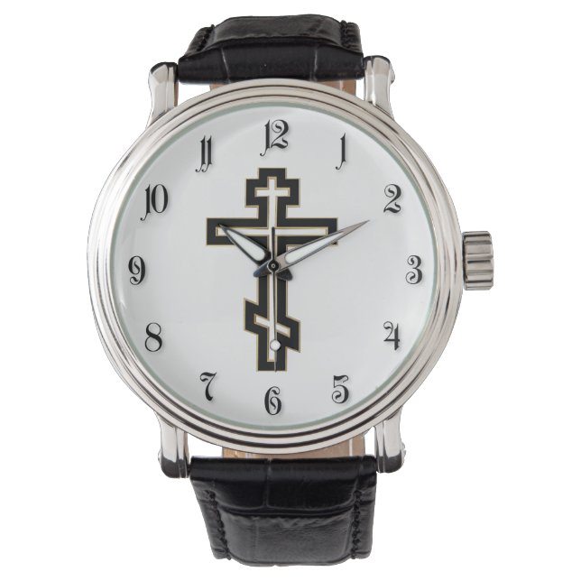 Russian orthodox cross watch (Front)