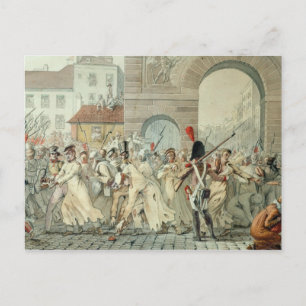 Russian Prisoners Paraded on the Boulevard Postcard