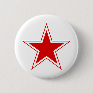 Russian Red Star 6 Cm Round Badge