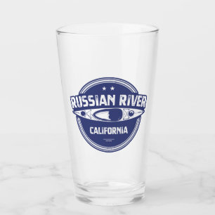 Russian River California Kayaking Glass