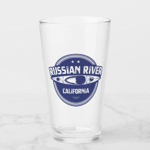 Russian River California Kayaking Glass