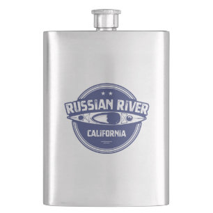 Russian River California Kayaking Hip Flask