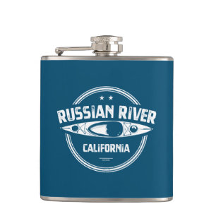 Russian River California Kayaking Hip Flask