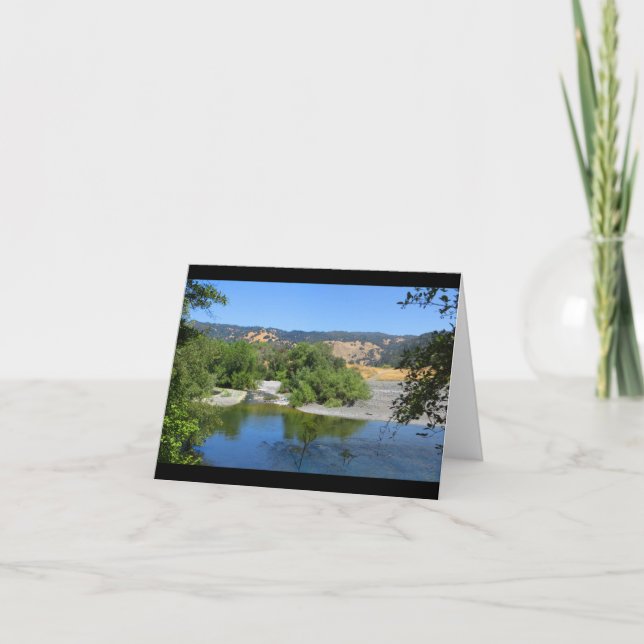 Russian River from Cloverdale River Park Trail Card (Front)