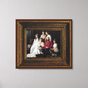 Russian Royal Martyrs Romanov  Canvas Print