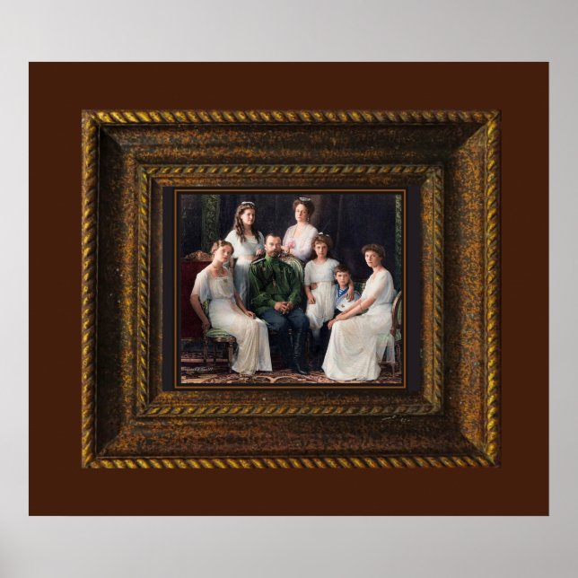 Russian Royal Martyrs Romanov Poster Print (Front)