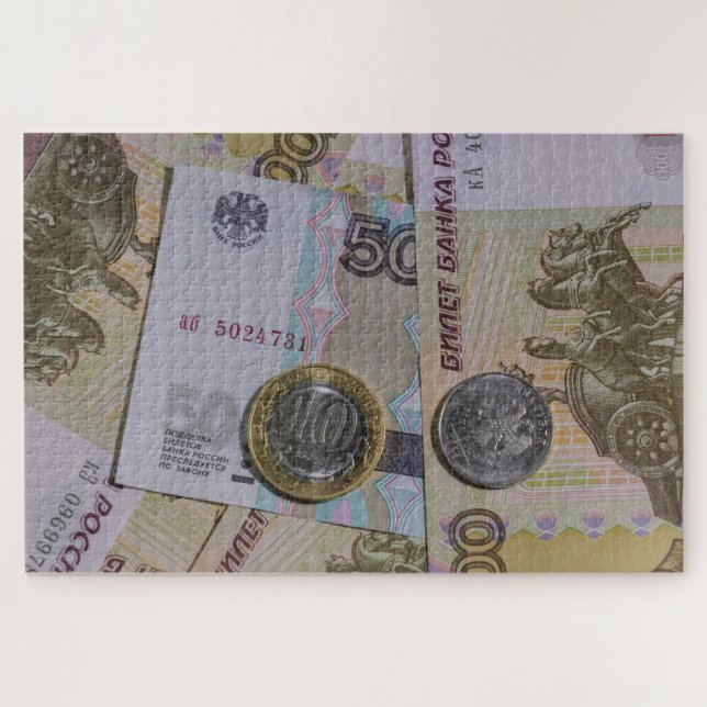 russian ruble puzzle (Horizontal)