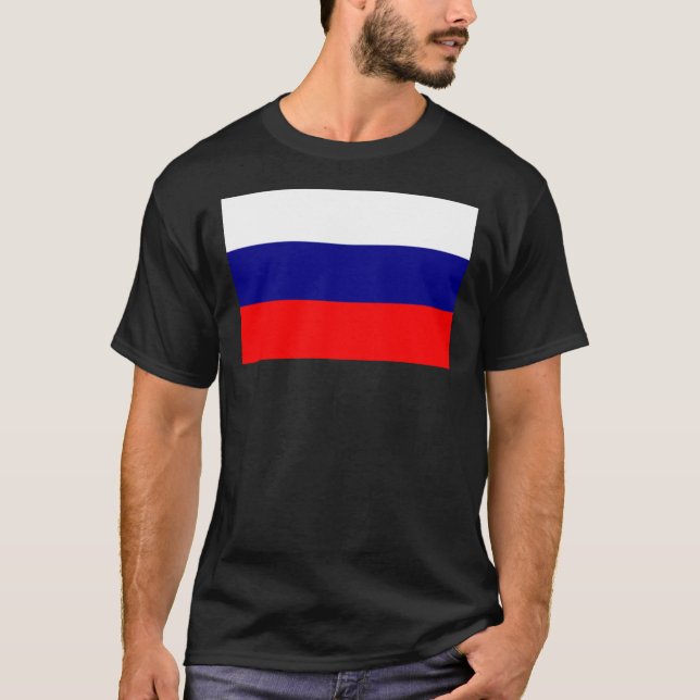 Russian,Russia  flag Classic T-Shirt (Front)