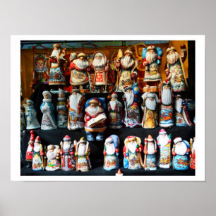 Russian santas poster