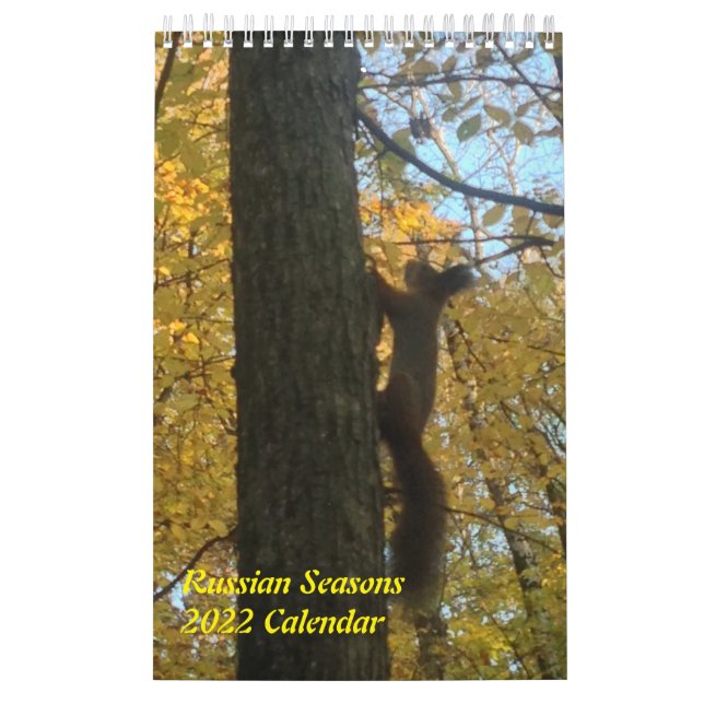 Russian Seasons 2022 Calendar (Cover)