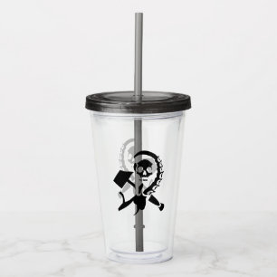 Russian Sickle and Hammer Evil Invasion Acrylic Tumbler
