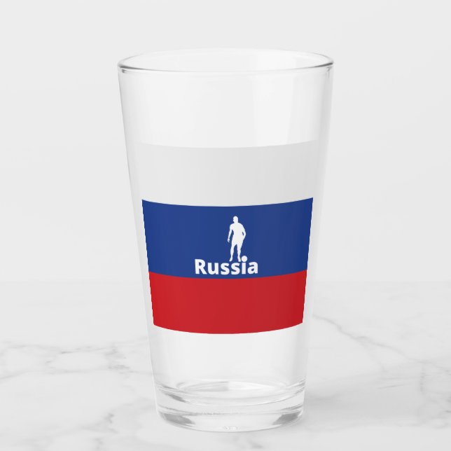 Russian soccer glass (Front)