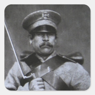 Russian soldier square sticker