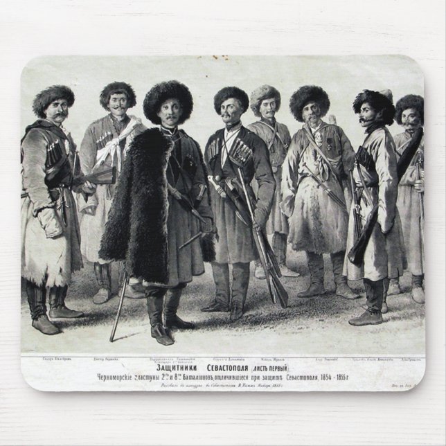 Russian Soldiers Mouse Mat (Front)