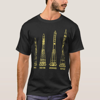 Russian Soviet Rockets 3 T-Shirt
