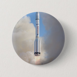 Russian Space Program Proton launch THOR 5 6 Cm Round Badge