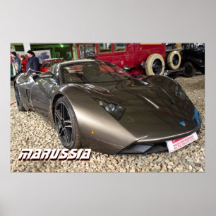 Russian sport car Marussia Poster