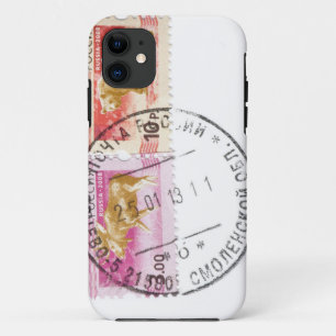 Russian stamps iPhone 11 case