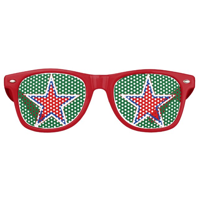 Russian Star* Novelty Glasses (Front)