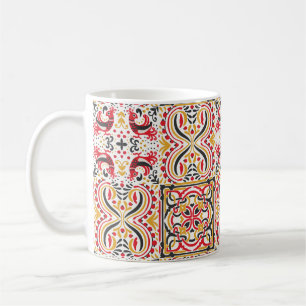 Russian style boho chic pattern  coffee mug