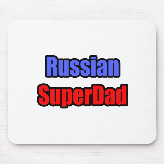 Russian SuperDad Mouse Mat (Front)