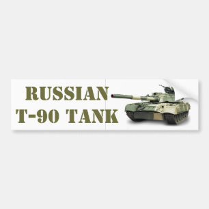 RUSSIAN T-90 BUMPER STICKER
