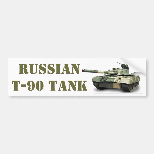 RUSSIAN T-90 BUMPER STICKER (Front)