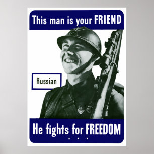 Russian -- This Man Is Your Friend Poster