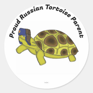 Russian Tortoise Sticker