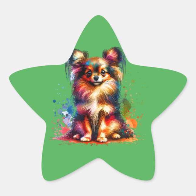 Russian Toy Dog Star Sticker (Front)