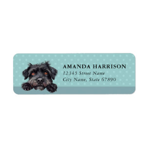 Russian Tsvetnaya Bolonk Dog Return Address Labels