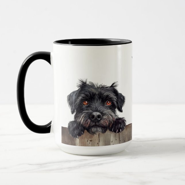 Russian Tsvetnaya Bolonka Dog Mug (Left)
