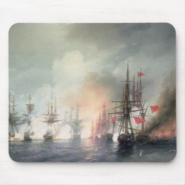 Russian-Turkish Sea Battle of Sinop Mouse Mat (Front)