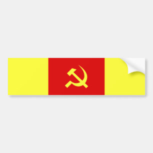 Russian USSR Hammer & Sickle Bumpersticker Bumper Sticker