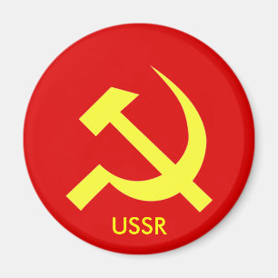 Russian USSR Hammer & Sickle Magnet
