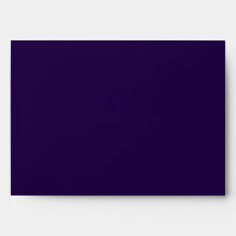 Russian Violet Return Address Envelope